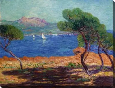 Картина Пейзаж с озером №4