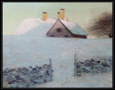 Картина Снежный день