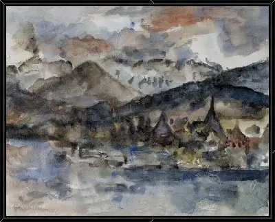 Озеро у гор