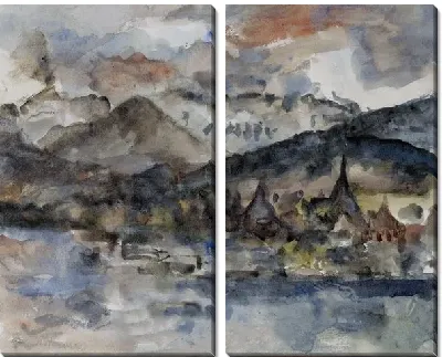 Озеро у гор