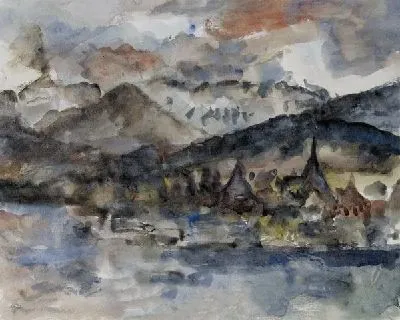 Озеро у гор