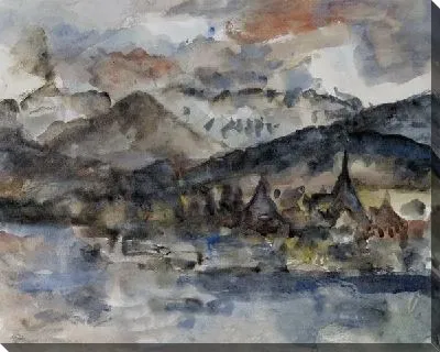 Картина Озеро у гор