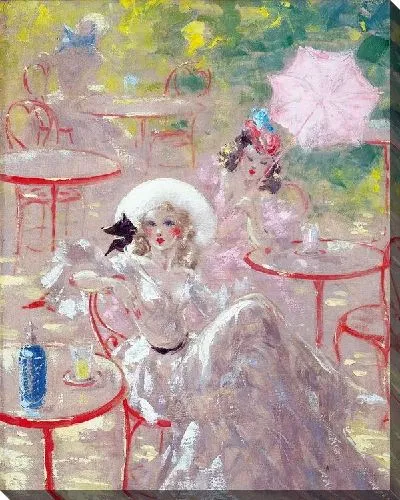 Картина В кафе