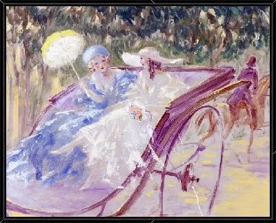 Две дамы в карете