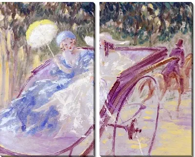 Две дамы в карете