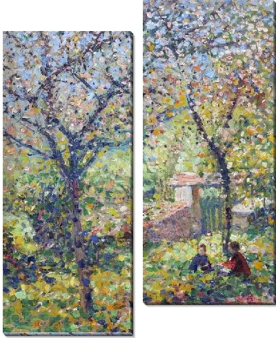 Картина Дети в саду