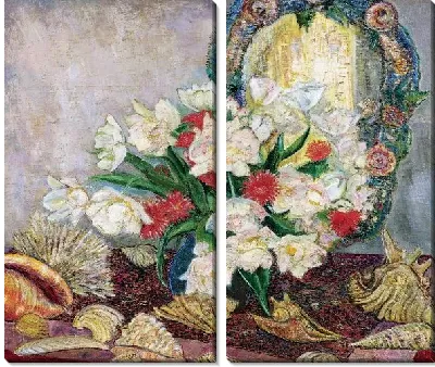 Цветы и ракушки