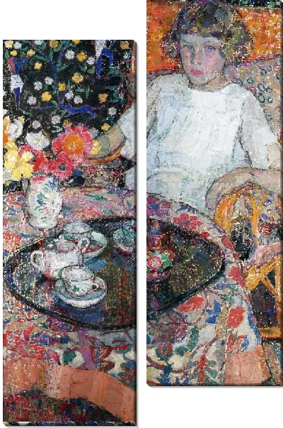 Картина Девочка за столом