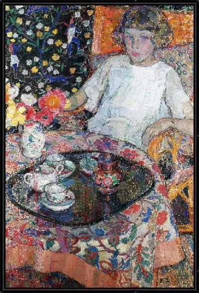 Картина Девочка за столом