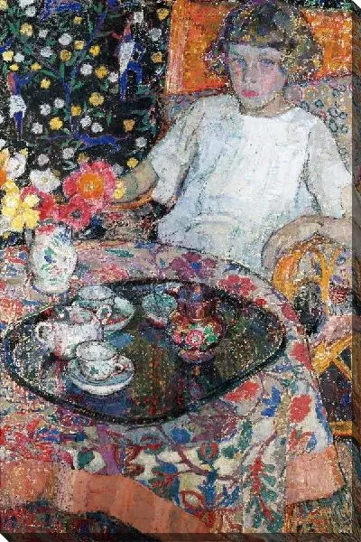 Картина Девочка за столом