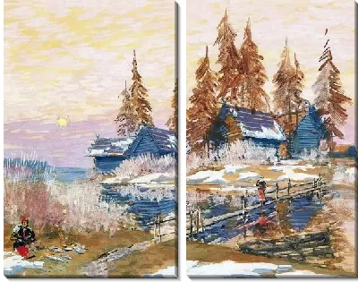 Картина Поздняя зима