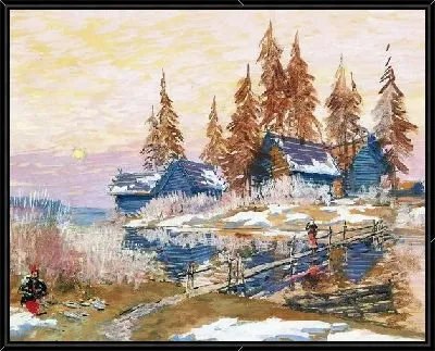 Картина Поздняя зима