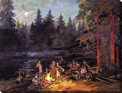 Цыгане на берегу реки