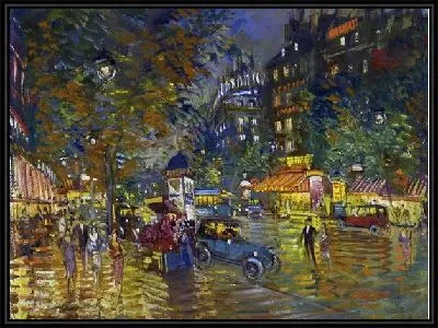 Вечер в Париже