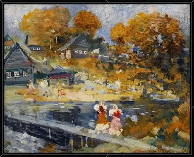 Картина Осень в России