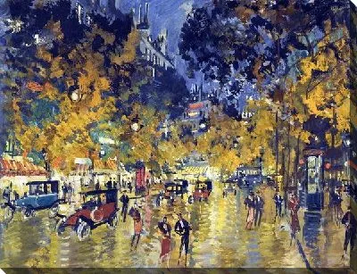 Картина Бульвар в Париже