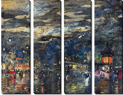 Картина Бульвар в Париже
