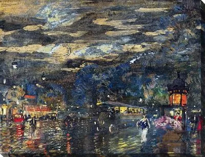 Картина Бульвар в Париже