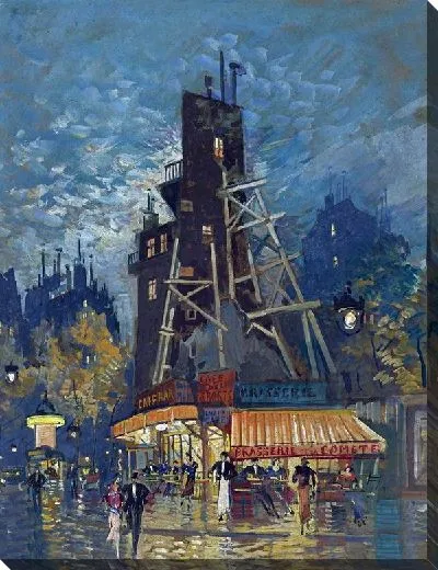 Картина Бульвар в Париже