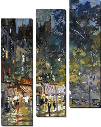 Картина Парижское кафе