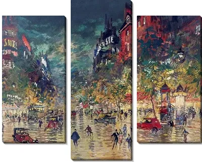 Картина Ночной Париж №5