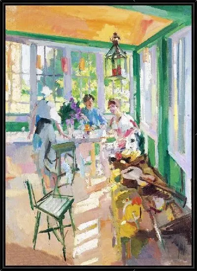 Картина На веранде