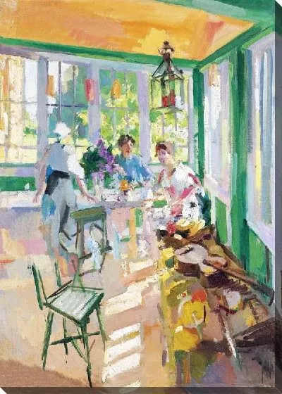 Картина На веранде