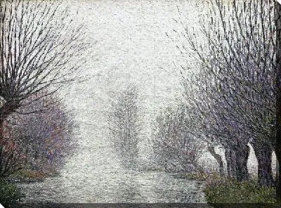 Картина Деревья в тумане