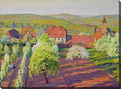 Картина Весенний пейзаж