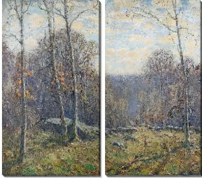 Картина Морозное утро