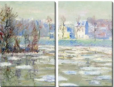 Лед на реке