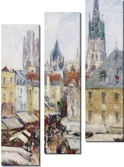 Картина Улица в Руане