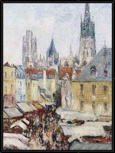 Картина Улица в Руане