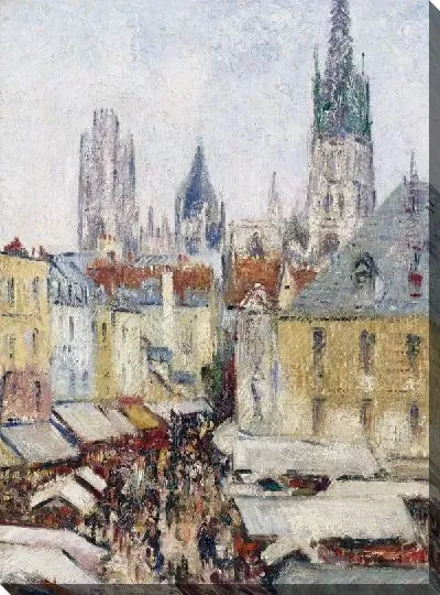 Картина Улица в Руане