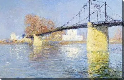 Картина Подвесной мост в Триэль-сюр-Сен