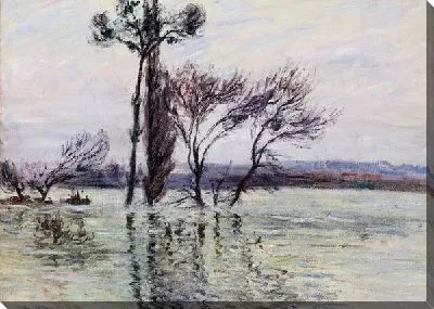 Картина Деревья в реке