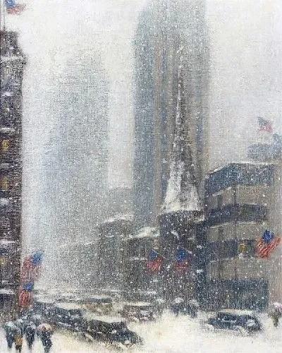 Картина Зимний день