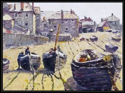 Причал во время отлива