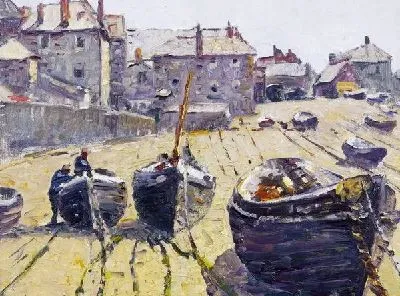 Причал во время отлива