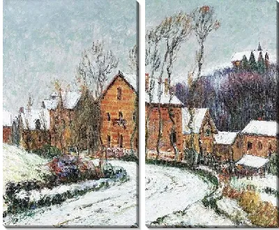 Картина Снежный день