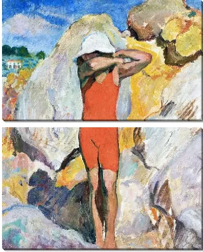 Картина Ребенок в красном