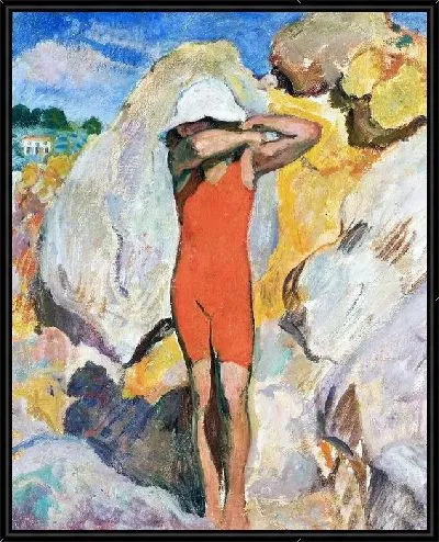 Картина Ребенок в красном