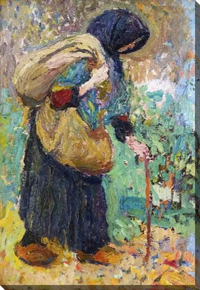 Картина Старая крестьянка