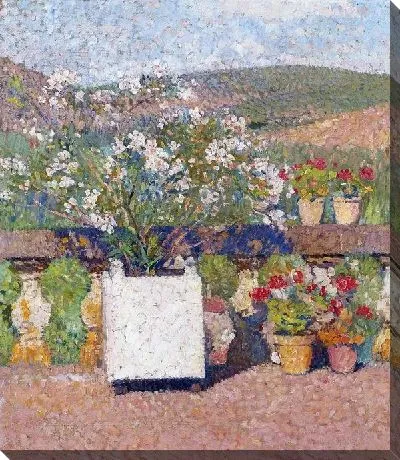 Картина Розы в саду