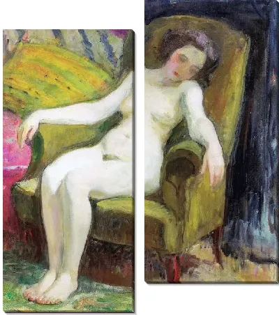 Картина Обнаженная в кресле №3