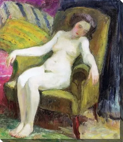 Картина Обнаженная в кресле №3