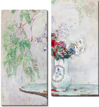 Столик с вазой