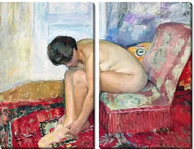 Картина Обнаженная в кресле