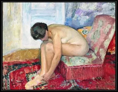 Картина Обнаженная в кресле