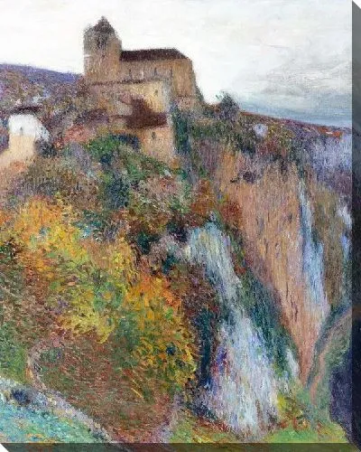 Картина Дом на вершине скалы